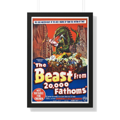 THE BEAST FROM 20,000 FATHOMS (4) 1953 - Framed Movie Poster-20" x 30"-The Sticker Space