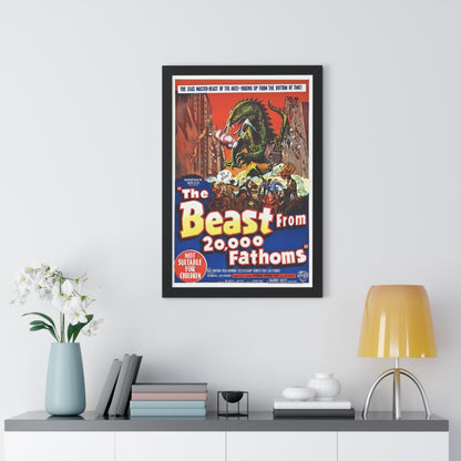 THE BEAST FROM 20,000 FATHOMS (4) 1953 - Framed Movie Poster-The Sticker Space