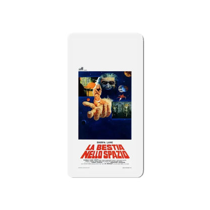 THE BEAST IN SPACE 1980 Movie Poster - Refrigerator Magnet 4 Inch Die-Cut - The Sticker Space