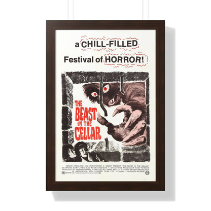 THE BEAST IN THE CELLAR 1971 - Framed Movie Poster-16″ x 24″-The Sticker Space