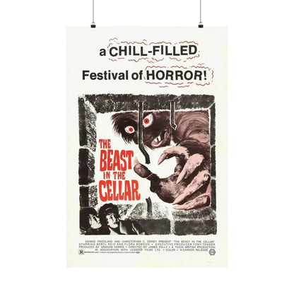 THE BEAST IN THE CELLAR 1971 - Paper Movie Poster 24″ x 36″ Matte - The Sticker Space
