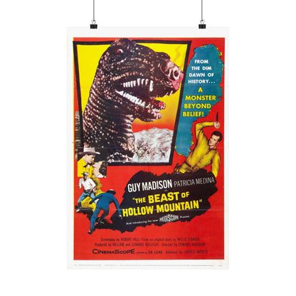 THE BEAST OF HOLLOW MOUNTAIN 1956 - Paper Movie Poster-16″ x 24″-The Sticker Space