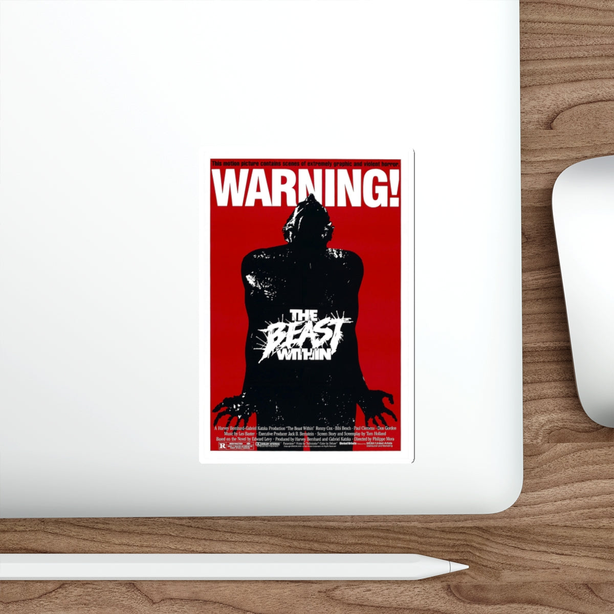 THE BEAST WITHIN 1982 Movie Poster STICKER Vinyl Die-Cut Decal-The Sticker Space