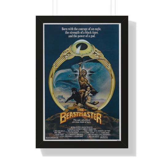 THE BEASTMASTER 1982 - Framed Movie Poster-16″ x 24″-The Sticker Space