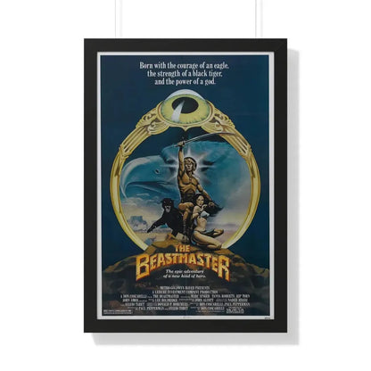 THE BEASTMASTER 1982 - Framed Movie Poster 20" x 30" Black - The Sticker Space