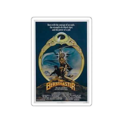 THE BEASTMASTER 1982 Movie Poster STICKER Vinyl Die-Cut Decal 4 Inch - The Sticker Space