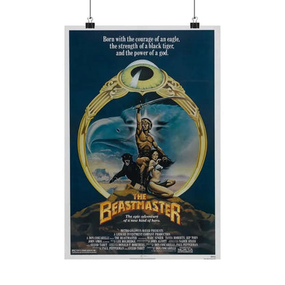 THE BEASTMASTER 1982 - Paper Movie Poster 12″ x 18″ Matte - The Sticker Space