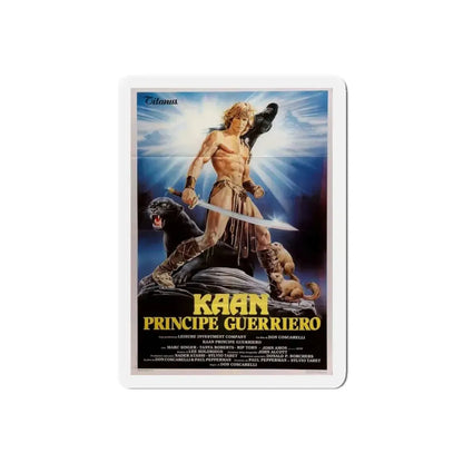 THE BEASTMASTER (ITALIAN) 1982 Movie Poster - Refrigerator Magnet 5 Inch Die-Cut - The Sticker Space
