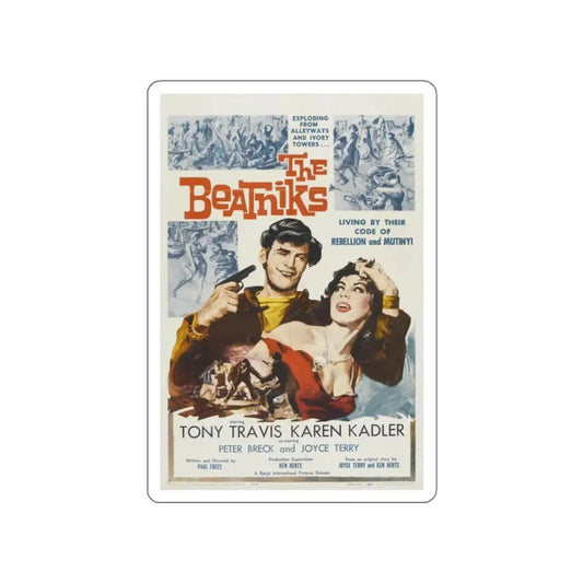 THE BEATNIKS 1958 Movie Poster STICKER Vinyl Die-Cut Decal 2 Inch - The Sticker Space