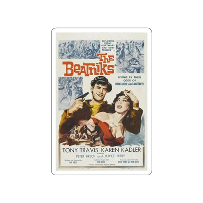 THE BEATNIKS 1958 Movie Poster STICKER Vinyl Die-Cut Decal 3 Inch - The Sticker Space