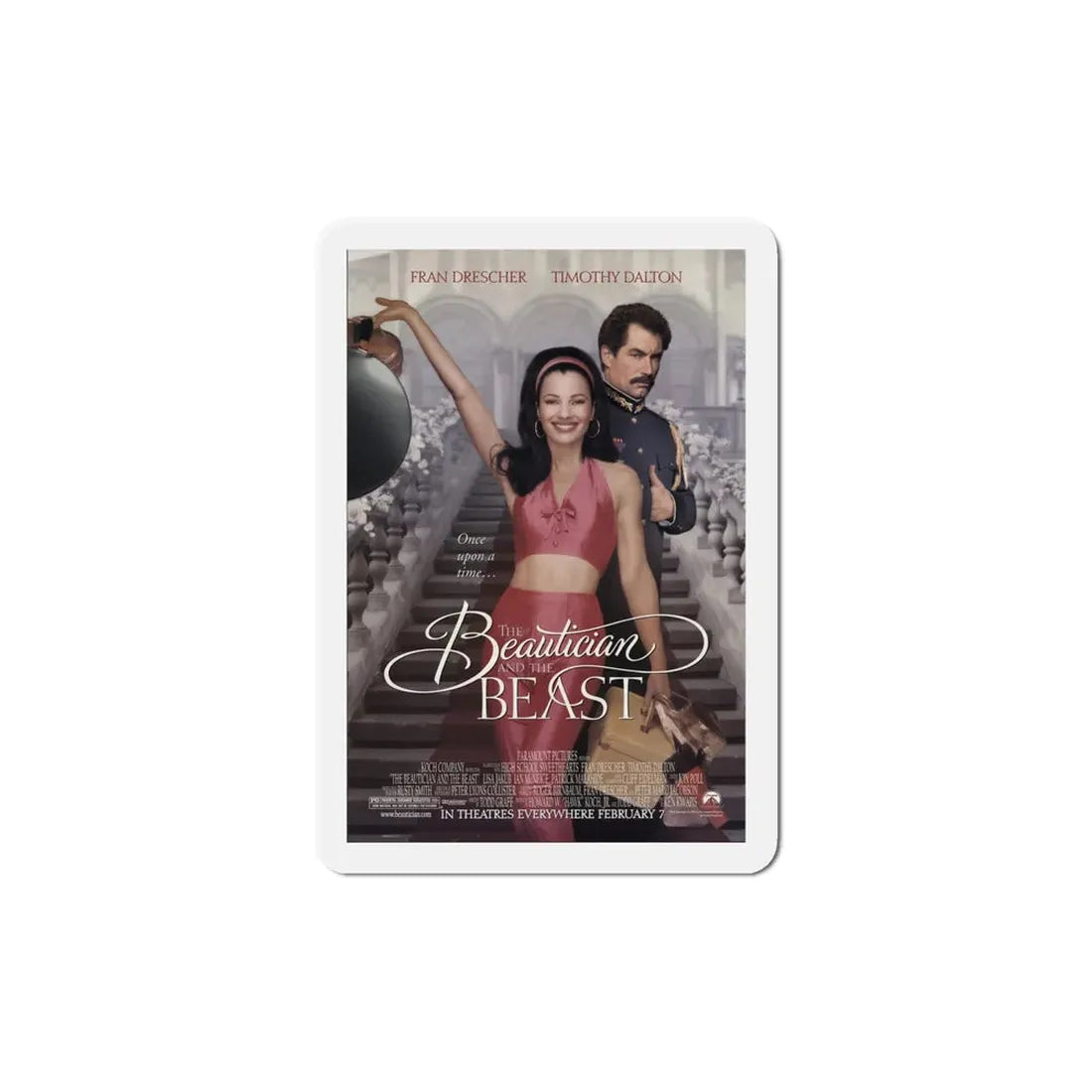 The Beautician And The Beast 1997 Movie Poster Refrigerator Magnet 6 Inch - The Sticker Space