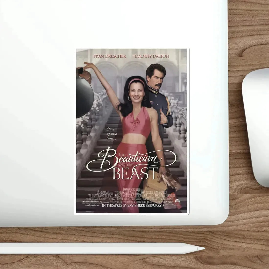 The Beautician And The Beast 1997 Movie Poster STICKER Vinyl Die-Cut Decal - The Sticker Space