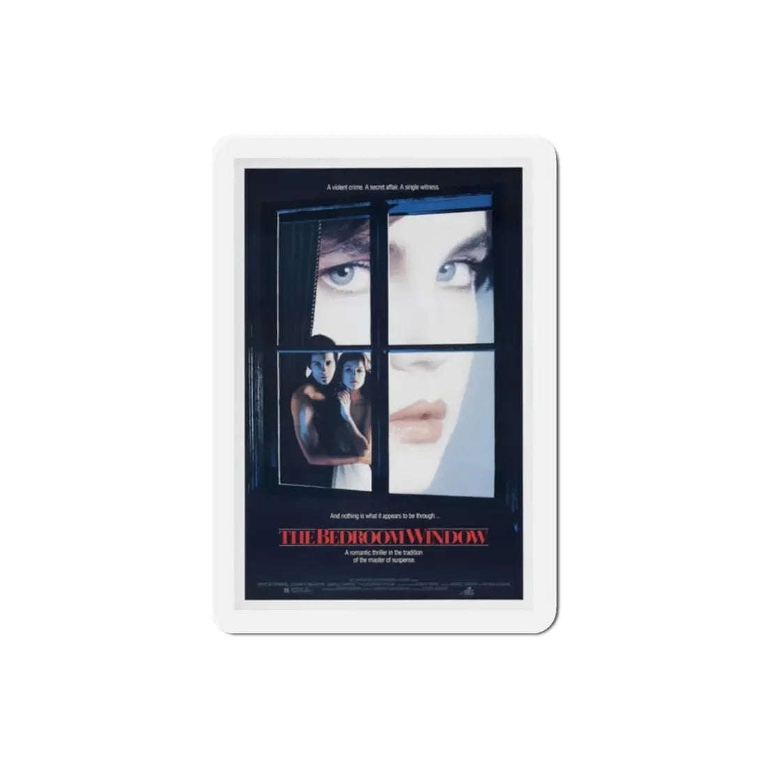 The Bedroom Window 1987 Movie Poster Refrigerator Magnet 2 Inch - The Sticker Space
