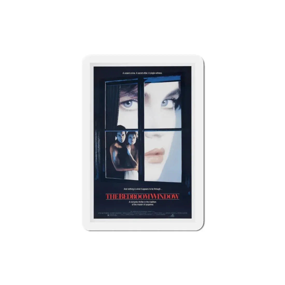 The Bedroom Window 1987 Movie Poster Refrigerator Magnet 3 Inch - The Sticker Space