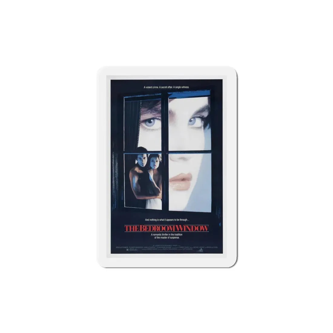 The Bedroom Window 1987 Movie Poster Refrigerator Magnet 4 Inch - The Sticker Space