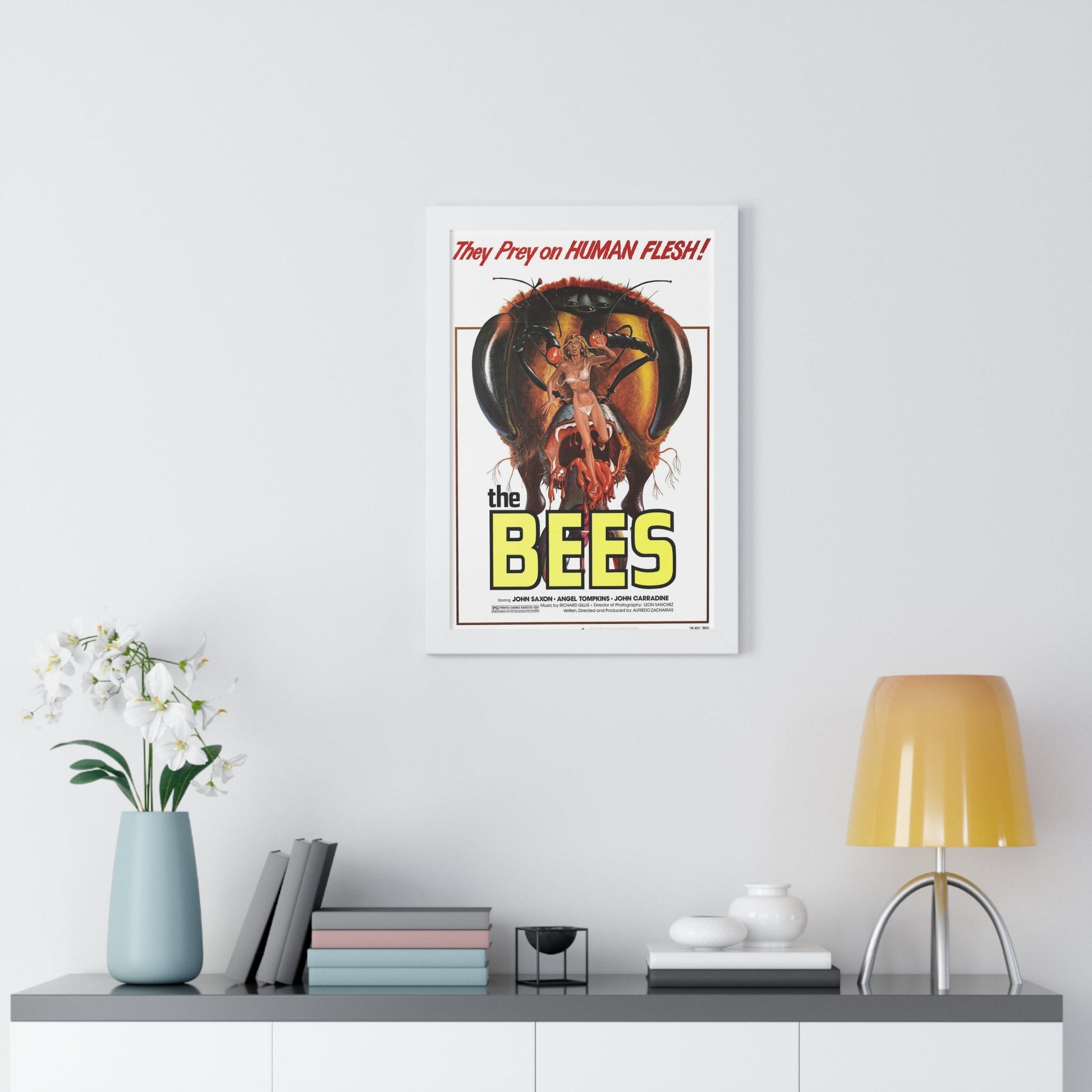 THE BEES 1976 - Framed Movie Poster-The Sticker Space