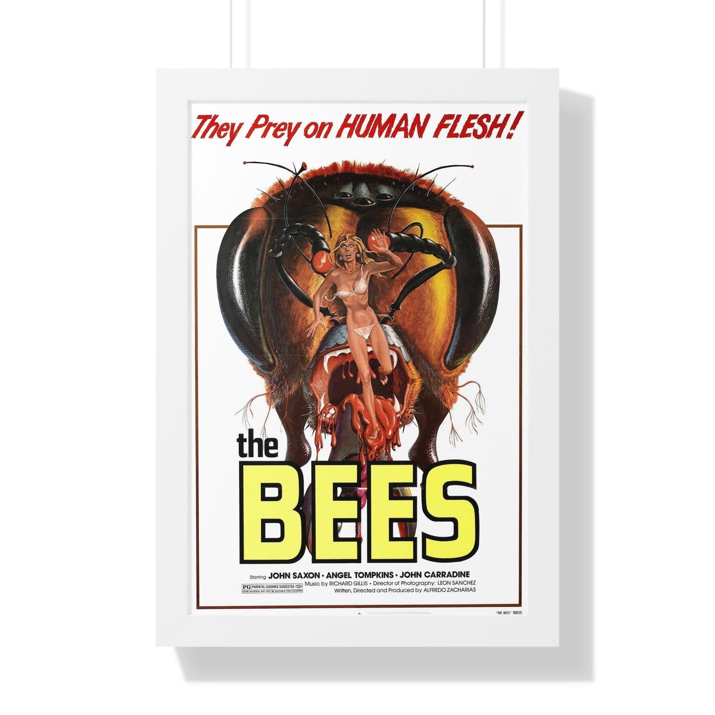 THE BEES 1976 - Framed Movie Poster-16″ x 24″-The Sticker Space