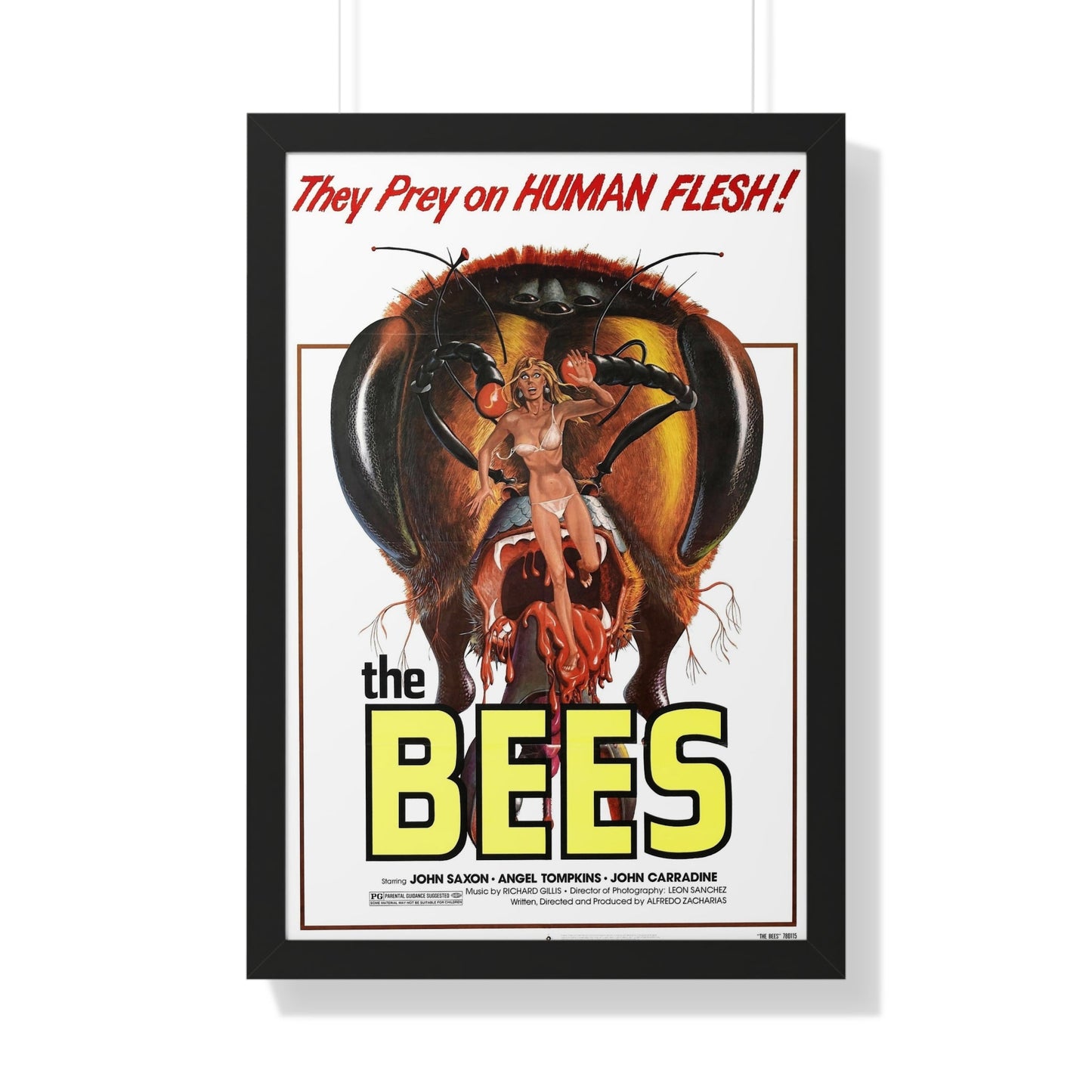 THE BEES 1976 - Framed Movie Poster-20" x 30"-The Sticker Space