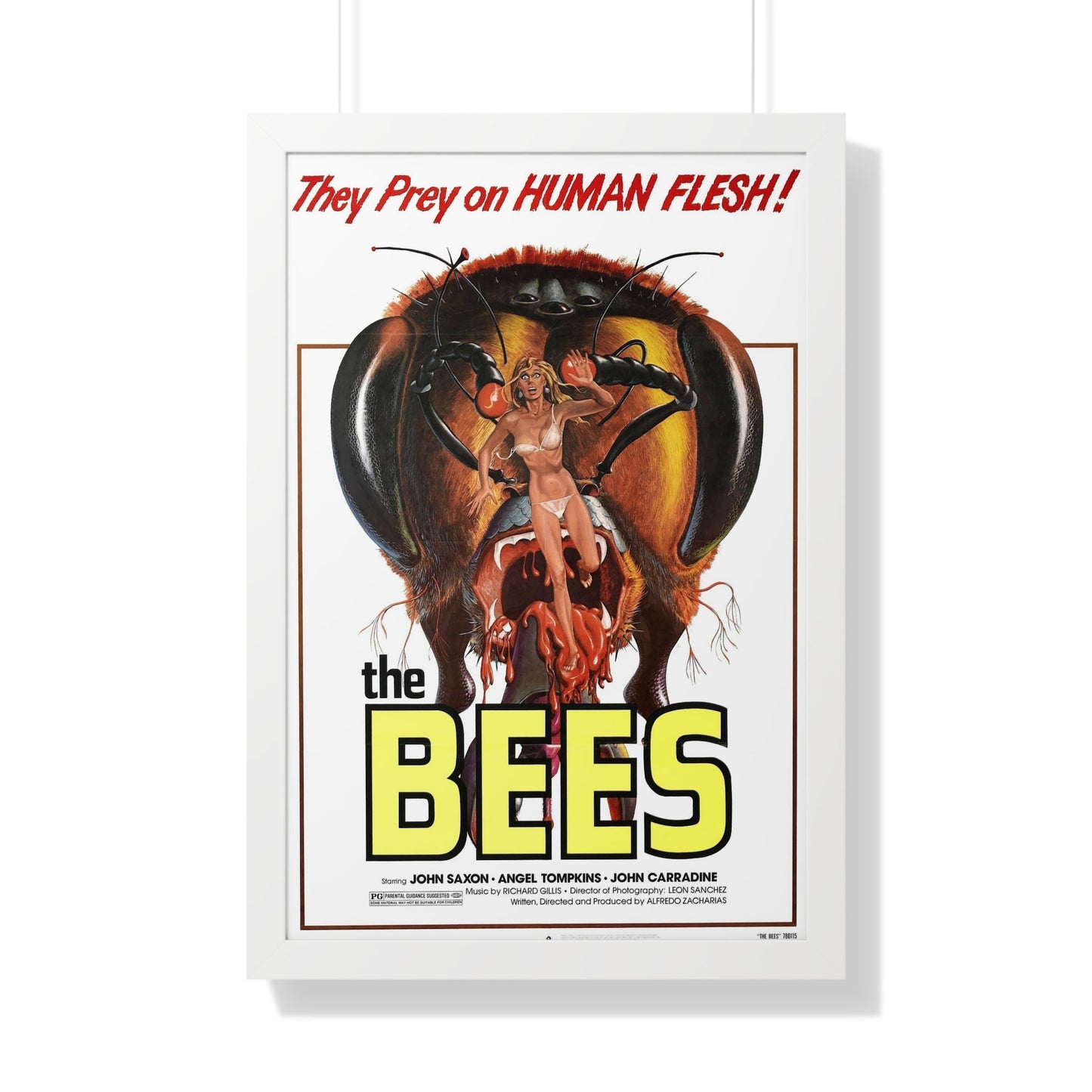 THE BEES 1976 - Framed Movie Poster-20" x 30"-The Sticker Space