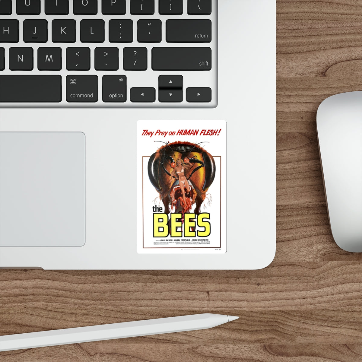 THE BEES 1976 Movie Poster STICKER Vinyl Die-Cut Decal-The Sticker Space