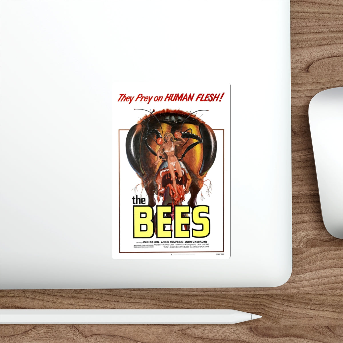 THE BEES 1976 Movie Poster STICKER Vinyl Die-Cut Decal-The Sticker Space