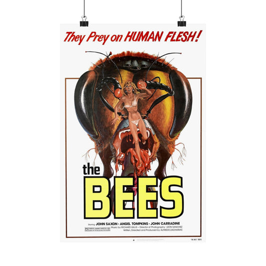 THE BEES 1976 - Paper Movie Poster-12″ x 18″-The Sticker Space