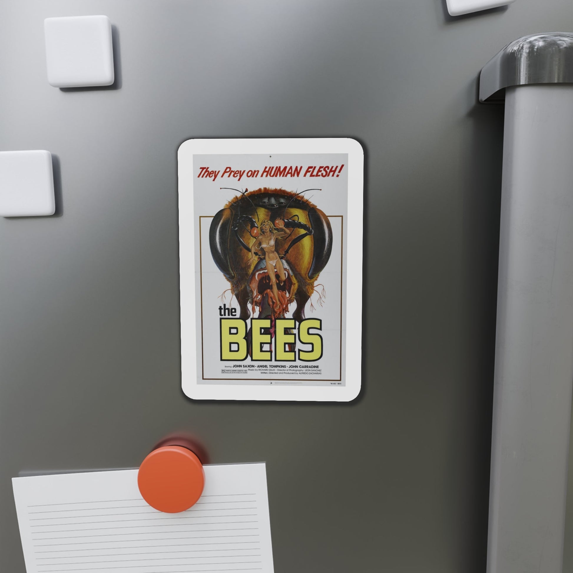 The Bees 1978 Movie Poster Die-Cut Magnet-The Sticker Space