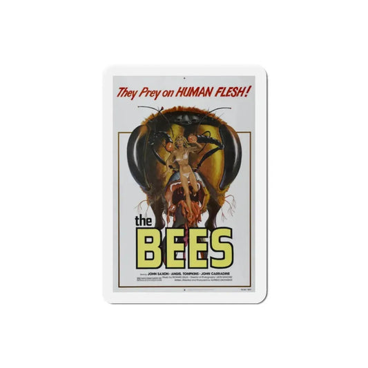 The Bees 1978 Movie Poster Refrigerator Magnet 2 Inch - The Sticker Space