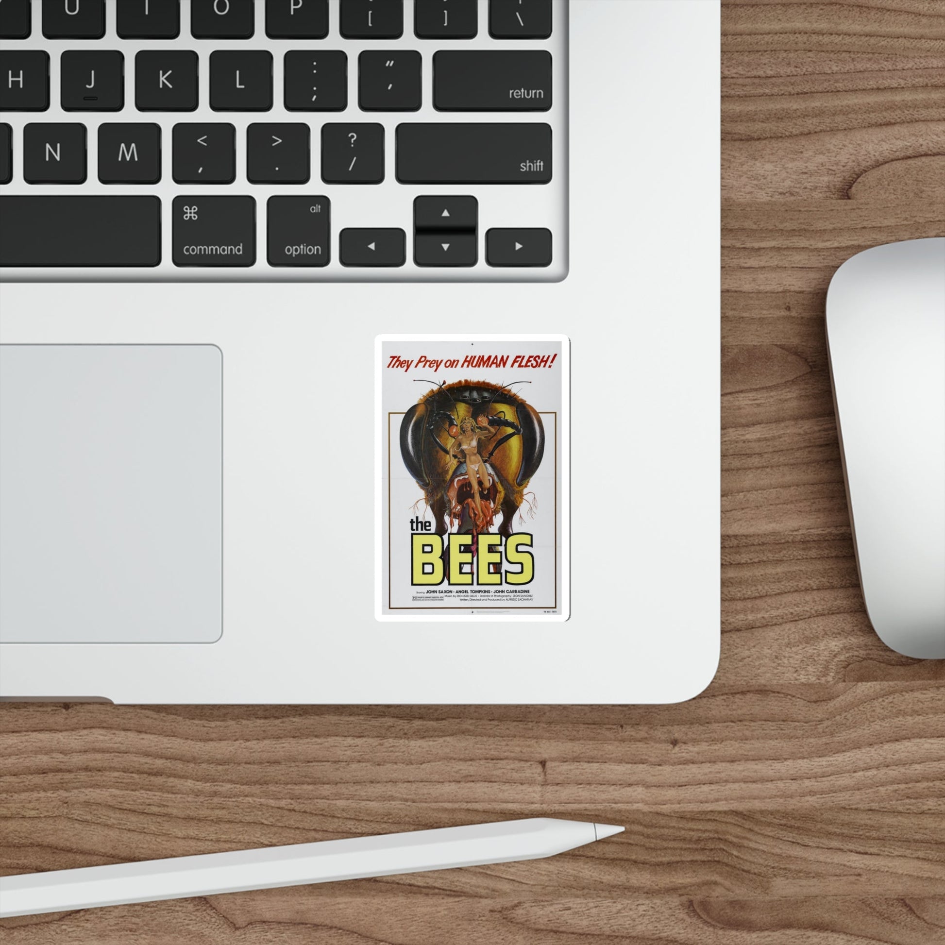 The Bees 1978 Movie Poster STICKER Vinyl Die-Cut Decal-The Sticker Space