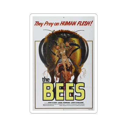 The Bees 1978 Movie Poster STICKER Vinyl Die-Cut Decal 3 Inch - The Sticker Space