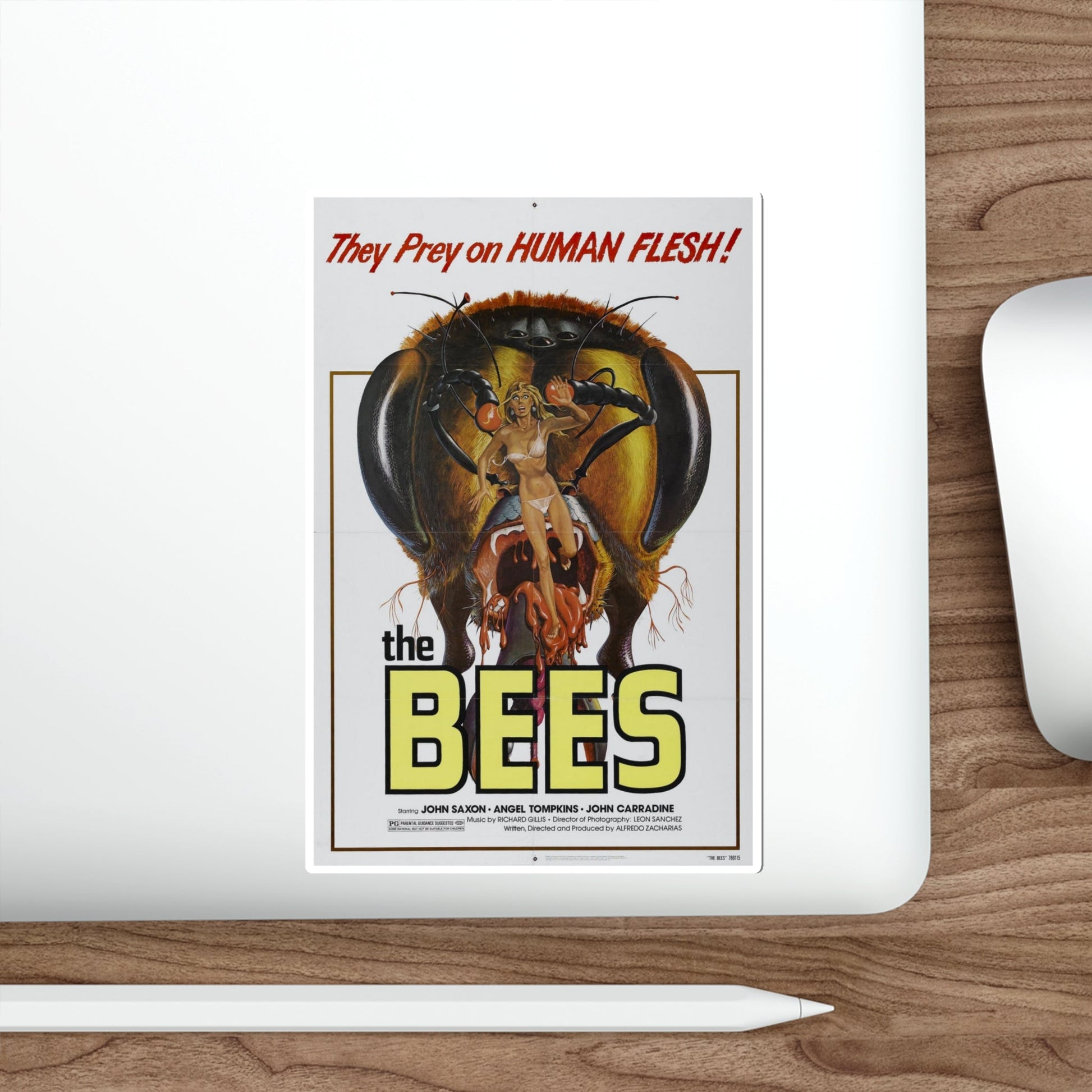 The Bees 1978 Movie Poster STICKER Vinyl Die-Cut Decal-The Sticker Space