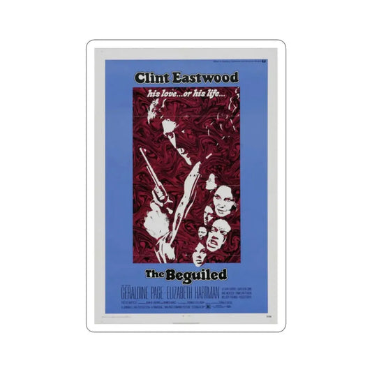 The Beguiled 1971 Movie Poster STICKER Vinyl Die-Cut Decal 2 Inch - The Sticker Space