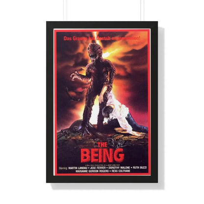 THE BEING (GERMAN) 1983 - Framed Movie Poster 20" x 30" Black - The Sticker Space