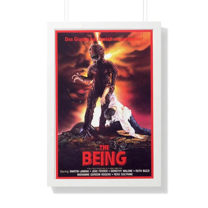 THE BEING (GERMAN) 1983 - Framed Movie Poster 20" x 30" White - The Sticker Space