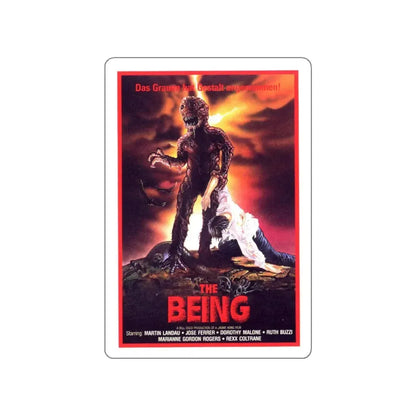 THE BEING (GERMAN) 1983 Movie Poster STICKER Vinyl Die-Cut Decal 4 Inch - The Sticker Space
