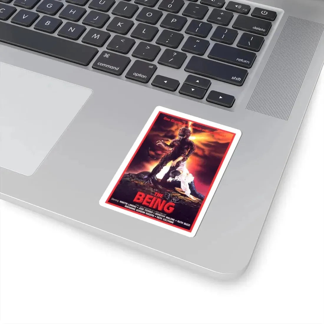 THE BEING (GERMAN) 1983 Movie Poster - STICKER Vinyl Kiss-Cut Decal - The Sticker Space