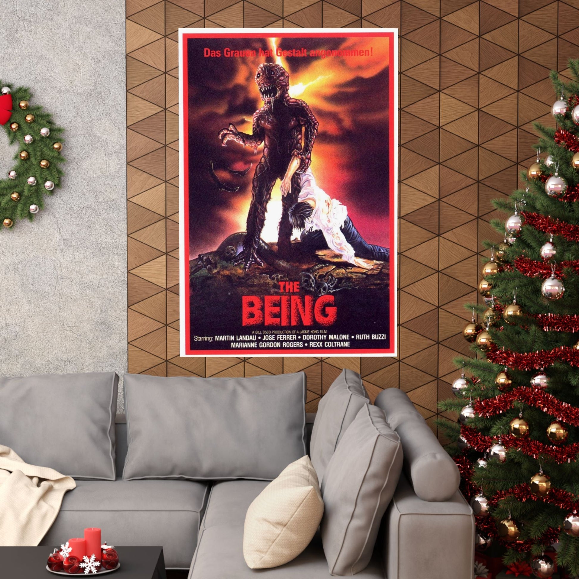 THE BEING (GERMAN) 1983 - Paper Movie Poster-The Sticker Space