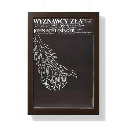 THE BELIEVERS (POLISH) 1987 - Framed Movie Poster 16″ x 24″ Walnut - The Sticker Space