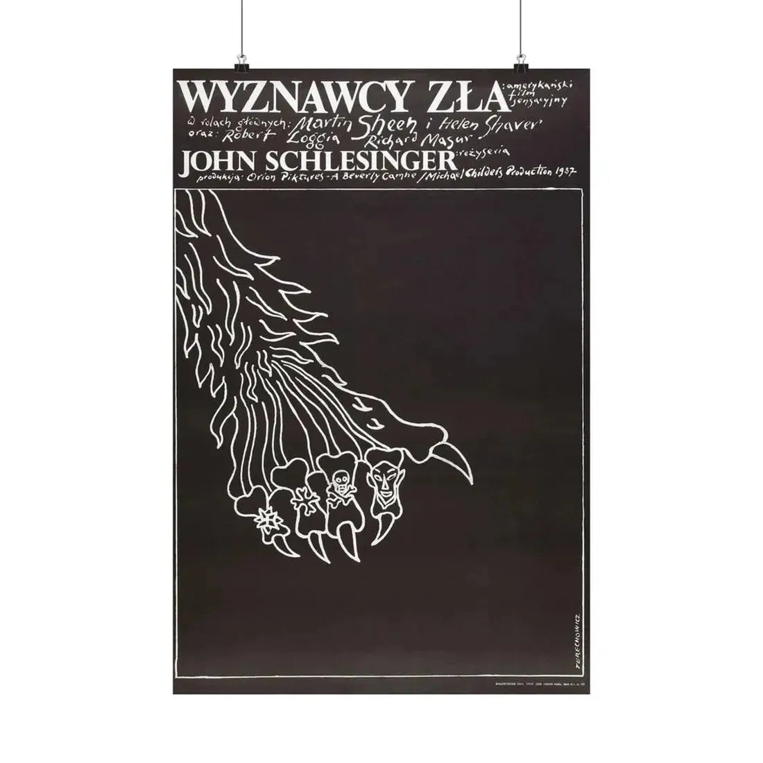 THE BELIEVERS (POLISH) 1987 - Paper Movie Poster 20″ x 30″ Matte - The Sticker Space