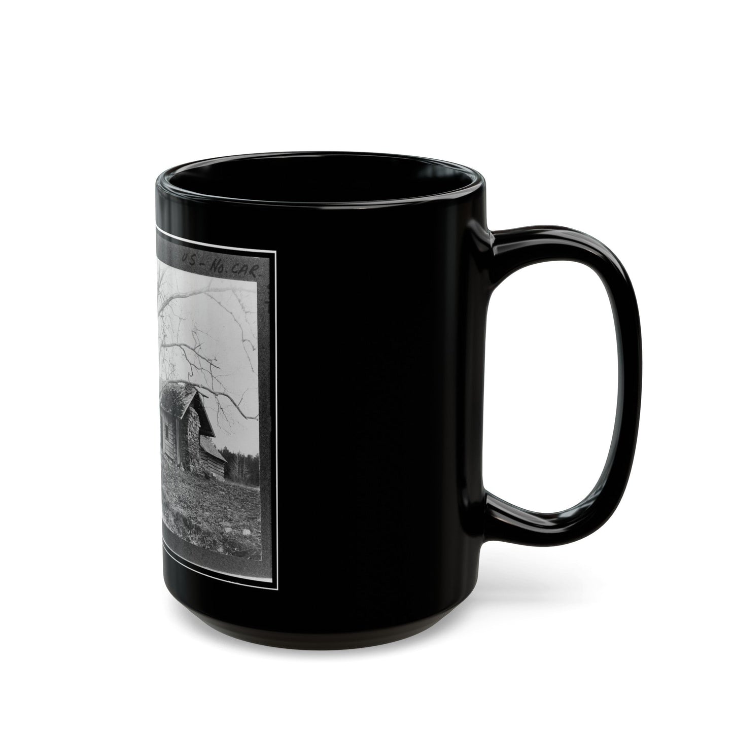 The Bennett Place, North Carolina (U.S. Civil War) Black Coffee Mug-The Sticker Space