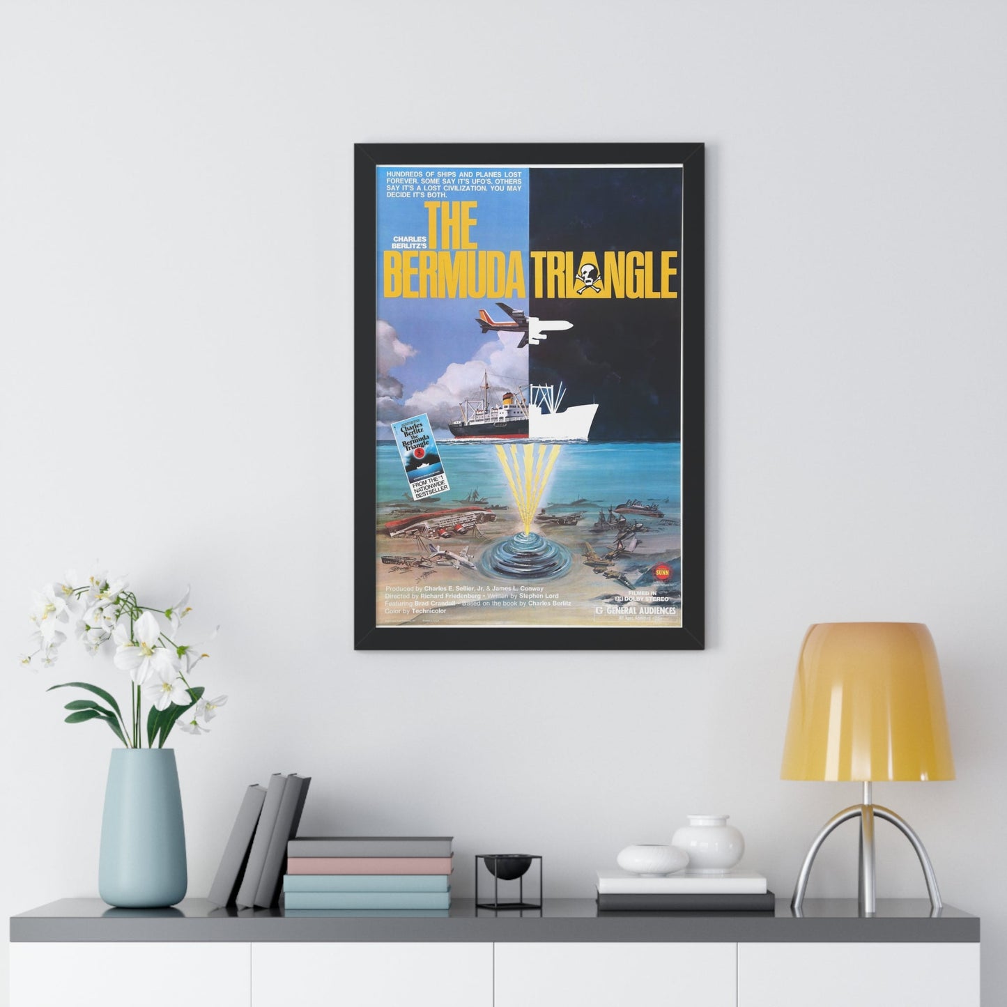 THE BERMUDA TRIANGLE 1978 - Framed Movie Poster-The Sticker Space