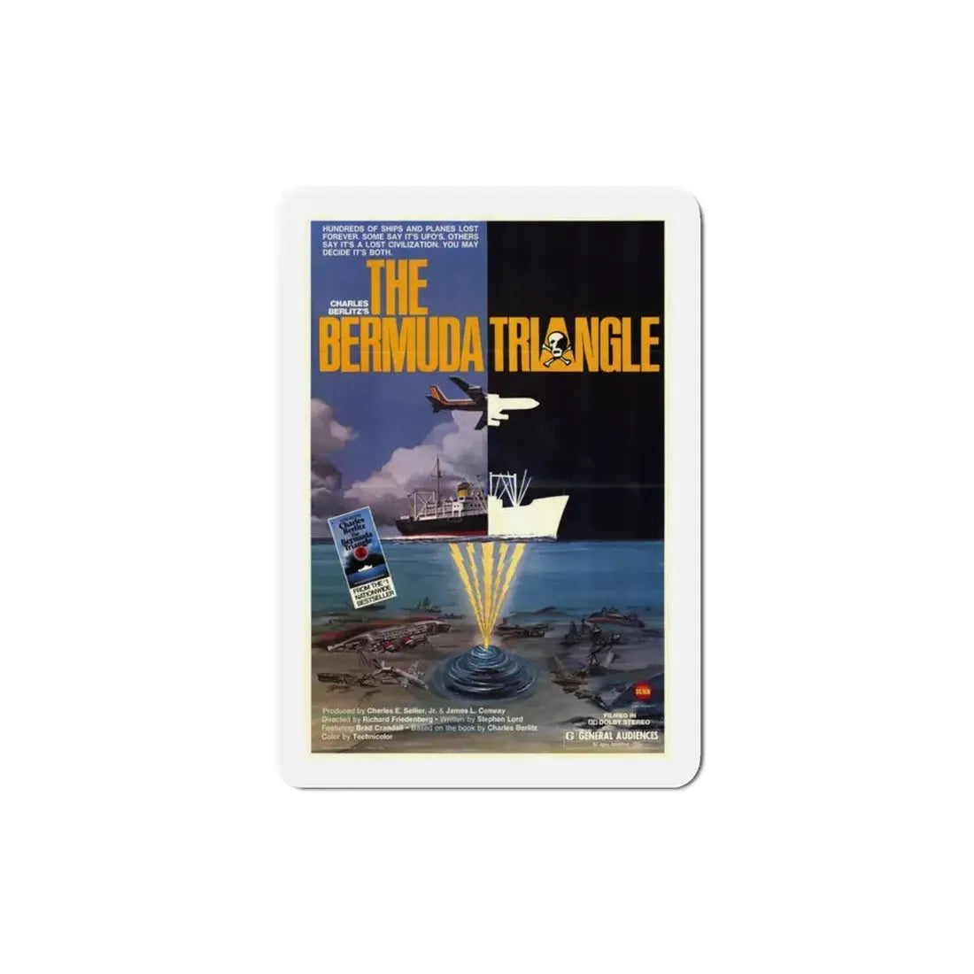 The Bermuda Triangle 1979 Movie Poster Refrigerator Magnet 3 Inch - The Sticker Space