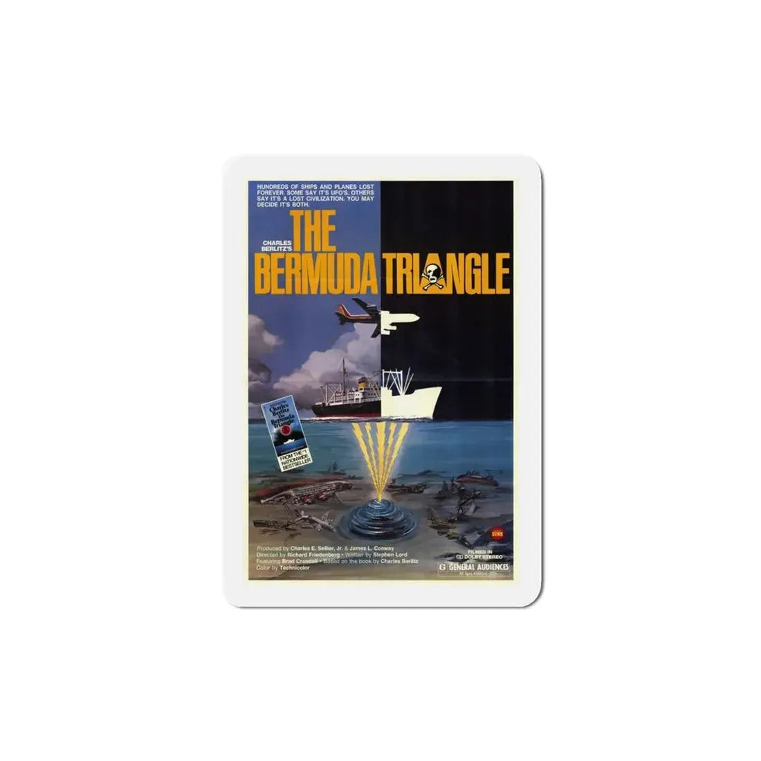 The Bermuda Triangle 1979 Movie Poster Refrigerator Magnet 5 Inch - The Sticker Space