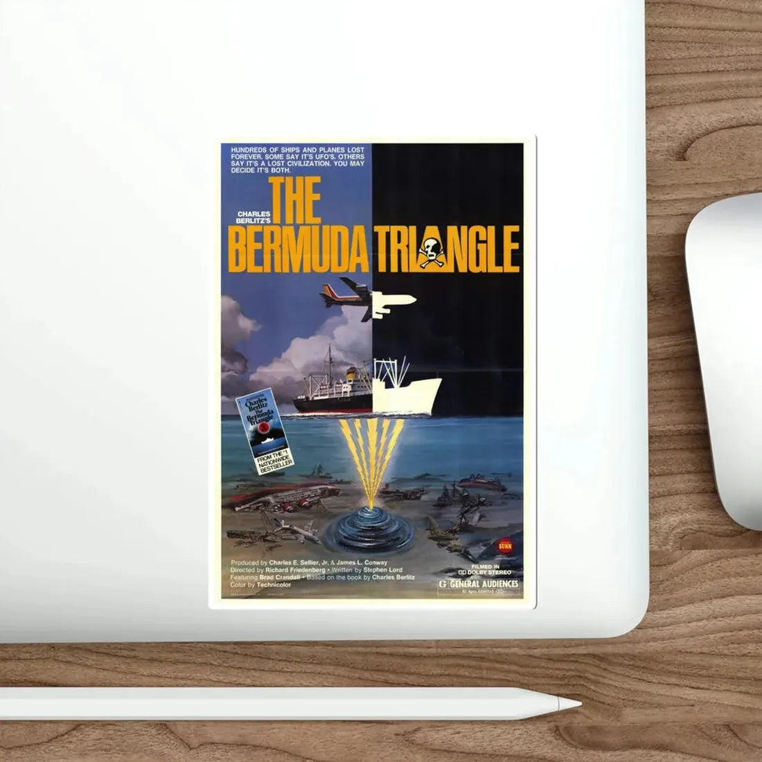 The Bermuda Triangle 1979 Movie Poster STICKER Vinyl Die-Cut Decal - The Sticker Space