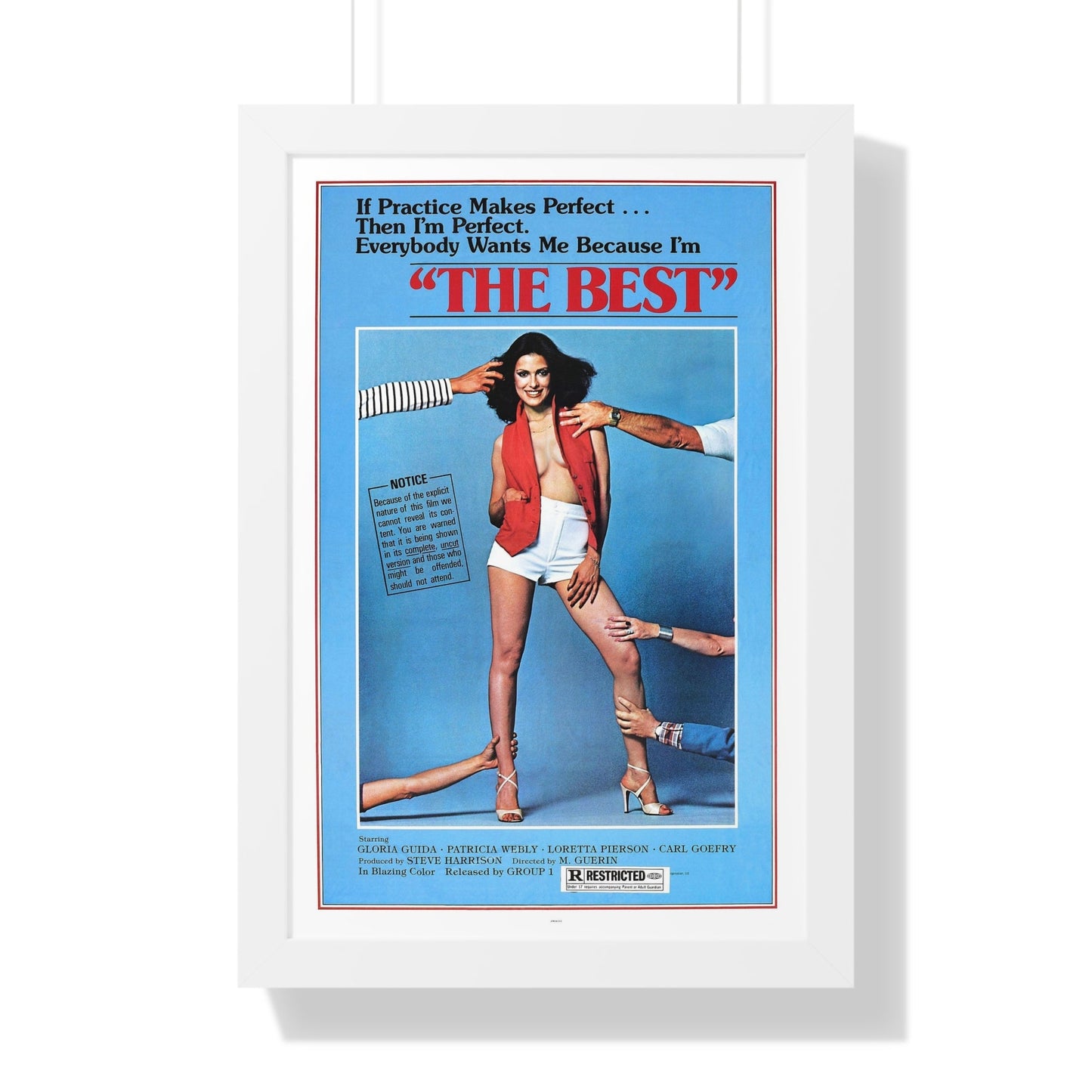 THE BEST 1976 - Framed Movie Poster-16″ x 24″-The Sticker Space