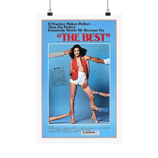 THE BEST 1976 - Paper Movie Poster 12″ x 18″ Matte - The Sticker Space