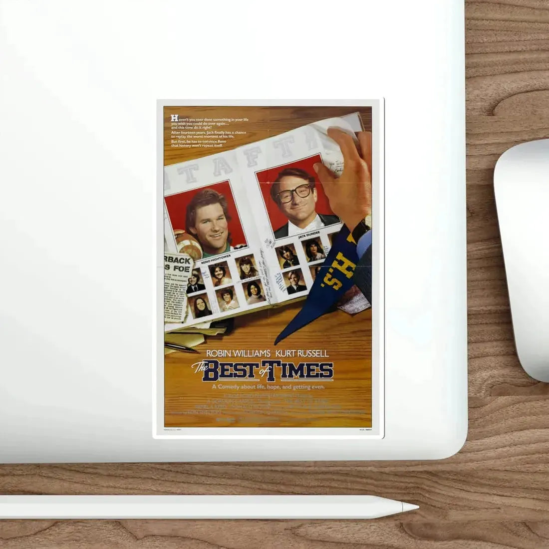 The Best of Times 1986 Movie Poster STICKER Vinyl Die-Cut Decal - The Sticker Space