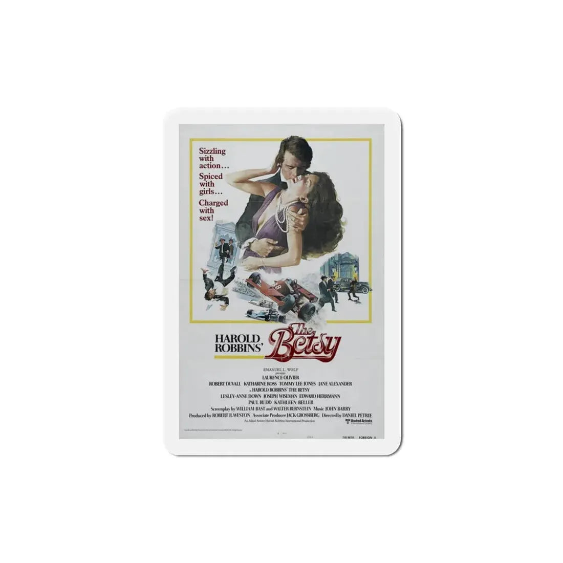 The Betsy 1978 Movie Poster Refrigerator Magnet 3 Inch - The Sticker Space