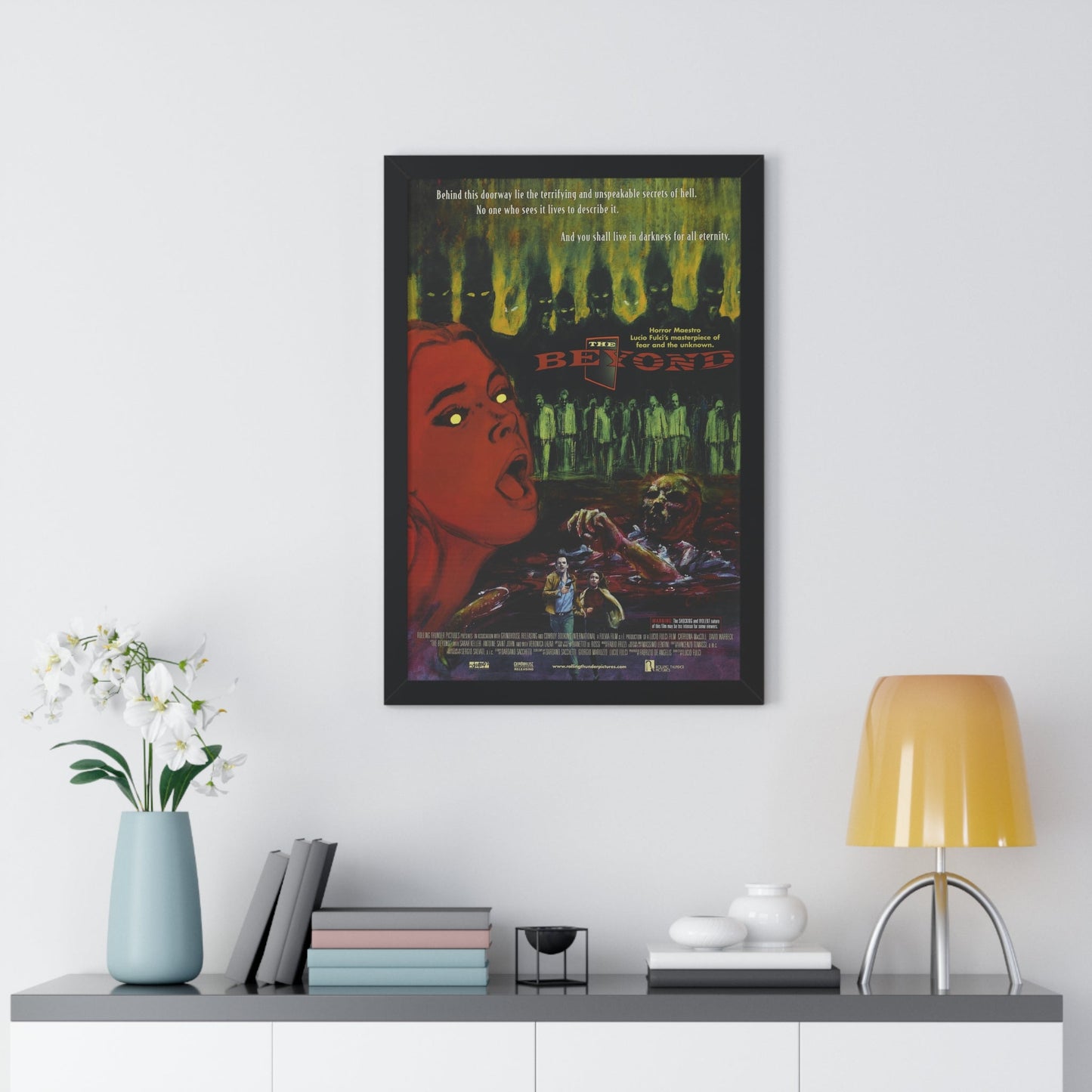 THE BEYOND 1981 - Framed Movie Poster-The Sticker Space