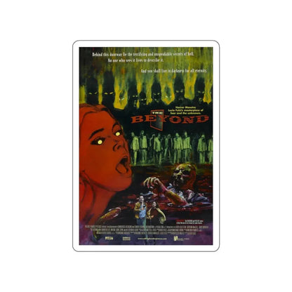 THE BEYOND 1981 Movie Poster STICKER Vinyl Die-Cut Decal 6 Inch - The Sticker Space
